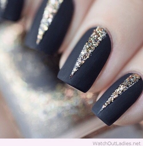 black-and-gold-christmas-nails-44_11 Negru și aur cuie de Crăciun