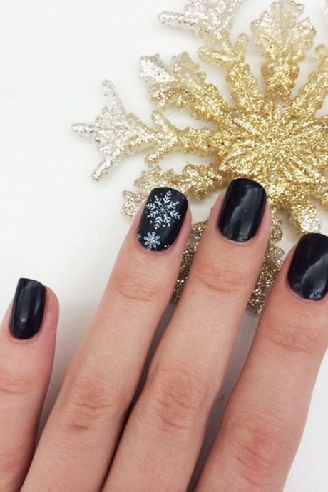 black-and-gold-christmas-nails-44_17 Negru și aur cuie de Crăciun