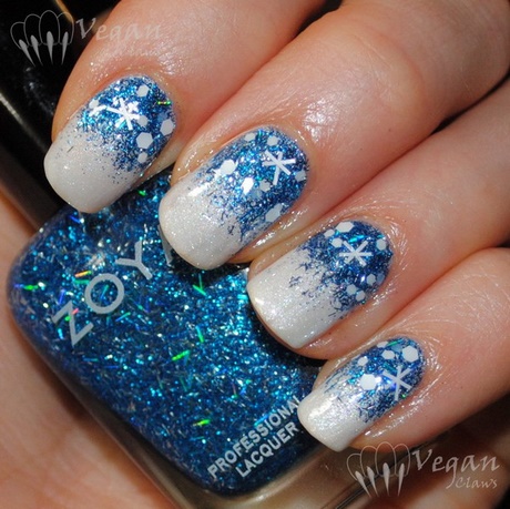 blue-christmas-nail-art-28_16 Albastru de Crăciun nail art