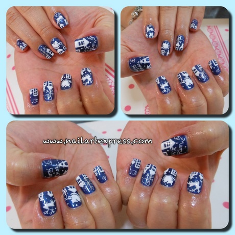 blue-christmas-nail-art-28_6 Albastru de Crăciun nail art