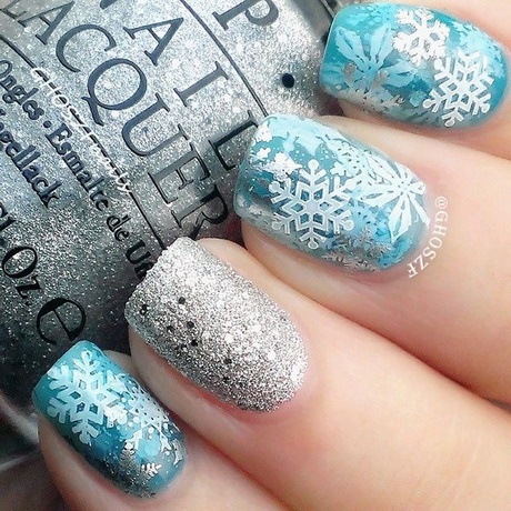 blue-christmas-nail-art-28_7 Albastru de Crăciun nail art