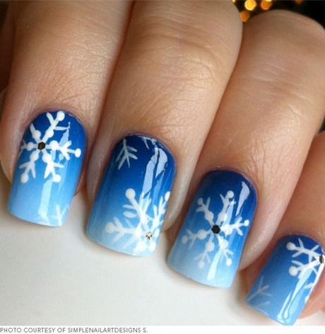 blue-christmas-nail-designs-23_15 Albastru modele de unghii de Crăciun