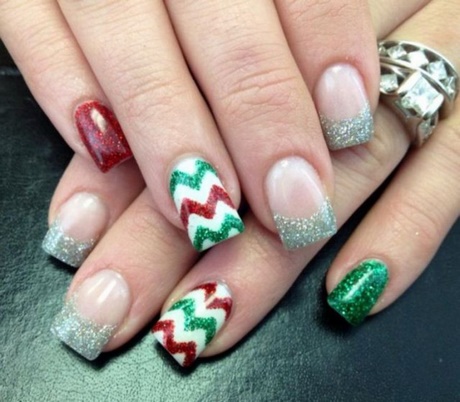 christmas-designs-for-acrylic-nails-40_10 Modele de Crăciun pentru unghii acrilice