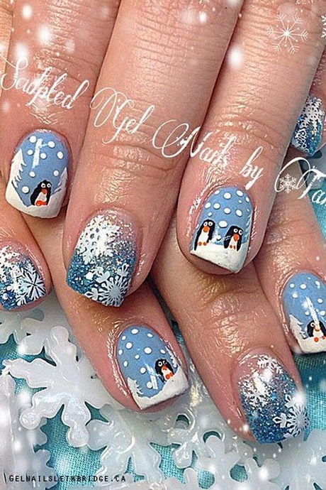 christmas-french-nail-art-designs-27_8 Crăciun Franceză nail art modele