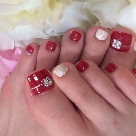 christmas-nail-art-for-toes-41_14 Crăciun nail art pentru degetele de la picioare