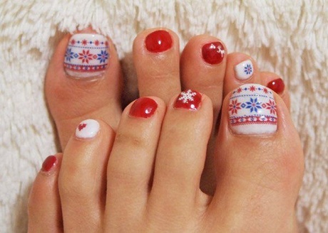 christmas-nail-art-for-toes-41_6 Crăciun nail art pentru degetele de la picioare