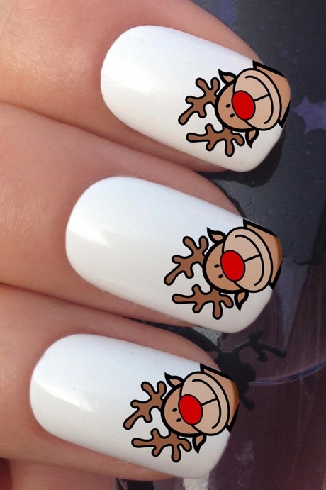 christmas-nail-art-reindeer-50_6 Crăciun nail art Reni