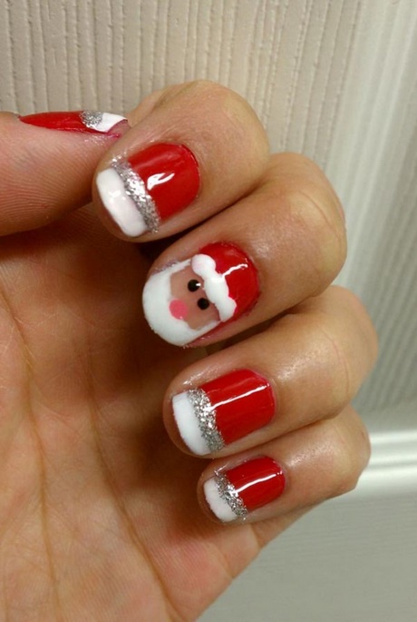 christmas-nail-art-santa-hat-51_14 Crăciun nail Art santa hat