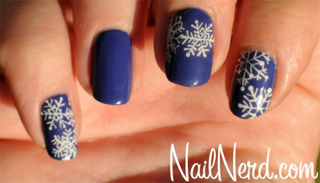 christmas-nail-art-snowflakes-94_9 Crăciun Nail Art fulgi de zăpadă