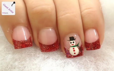 christmas-nail-art-snowman-42_7 Crăciun nail Art om de zăpadă