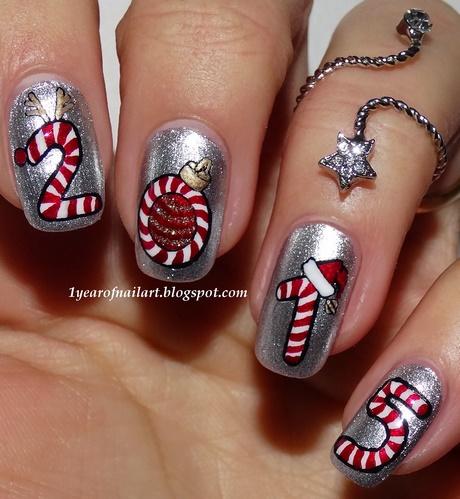 christmas-nail-designs-candy-canes-73_3 Crăciun unghii modele bomboane bastoane