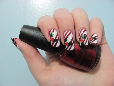 christmas-nail-designs-candy-canes-73_7 Crăciun unghii modele bomboane bastoane