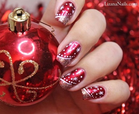 christmas-nails-red-23_2 Cuie de Crăciun roșu