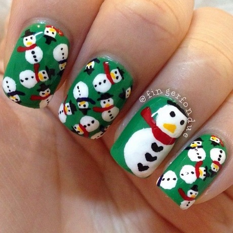 christmas-nails-snowman-77_5 Crăciun cuie om de zăpadă