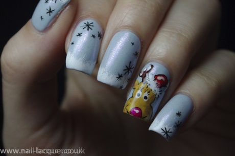 christmas-reindeer-nail-art-75_12 Crăciun ren nail art