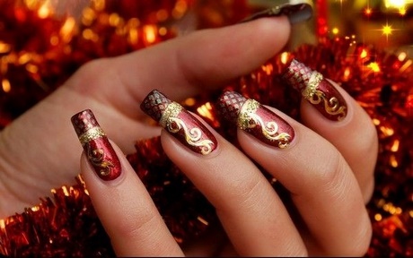 christmas-themed-nails-34_9 Cuie tematice de Crăciun