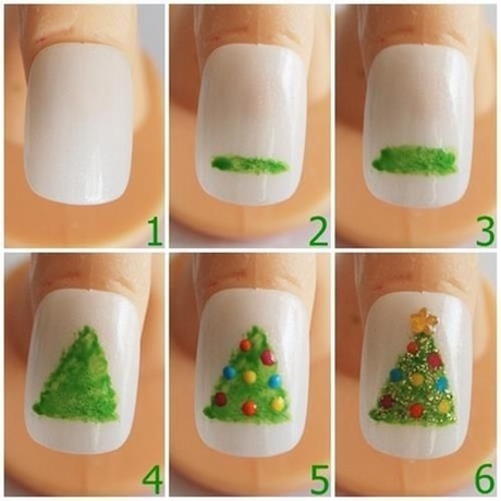 christmas-tree-nail-design-65_3 Design de unghii de pom de Crăciun