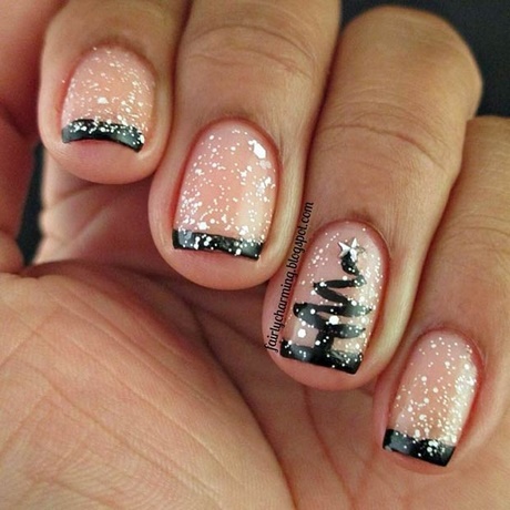 classy-christmas-nail-art-75_19 Elegant Crăciun nail art