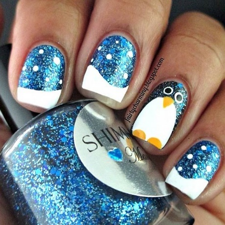 cool-christmas-nail-designs-34_9 Modele Cool de unghii de Crăciun