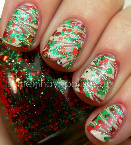 cool-christmas-nails-38_17 Cool cuie de Crăciun