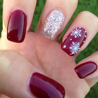 cool-nail-designs-for-christmas-29_10 Modele de unghii Cool pentru Crăciun