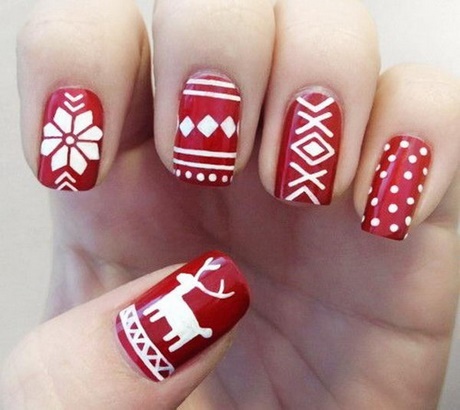 cool-nail-designs-for-christmas-29_11 Modele de unghii Cool pentru Crăciun