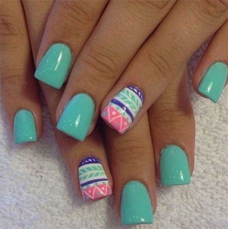 cute-easter-nail-designs-67_17 Modele drăguțe de unghii de Paște