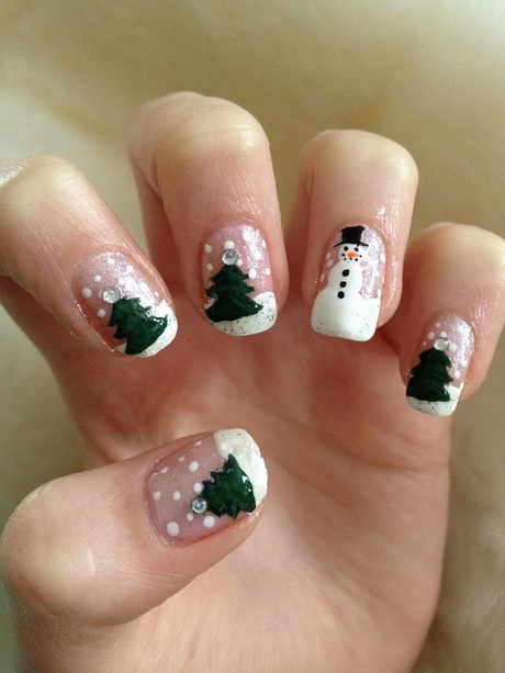 cute-nail-art-for-christmas-76_3 Cute nail art pentru Crăciun