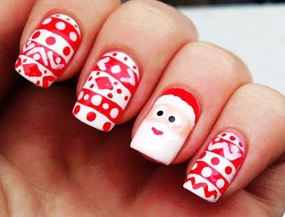 cute-nail-art-for-christmas-76_5 Cute nail art pentru Crăciun