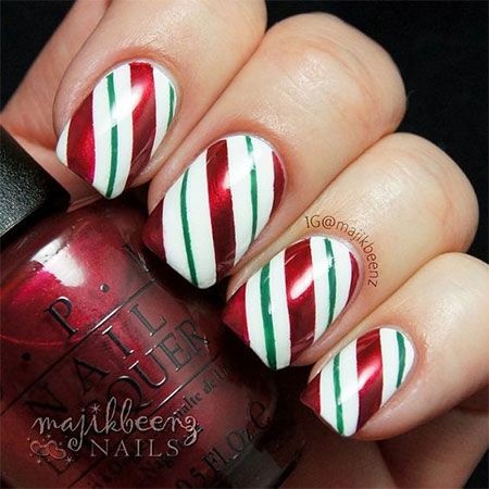 cute-nails-for-christmas-33_11 Unghii drăguțe pentru Crăciun