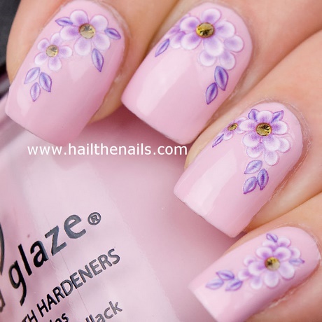 daisy-flower-nail-design-60_5 Daisy floare de design de unghii