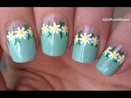 daisy-nail-art-designs-43_8 Daisy nail art modele