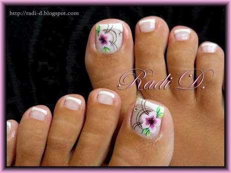 daisy-toe-nail-design-80_14 Daisy toe unghii design