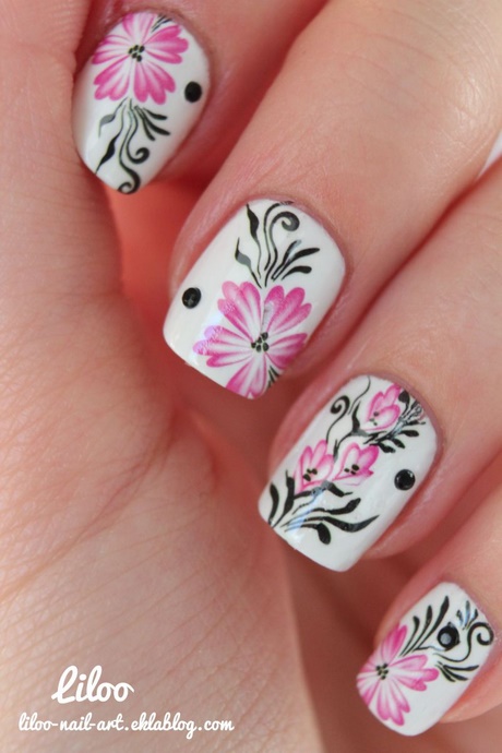 design-nails-flower-14 Unghii de design floare