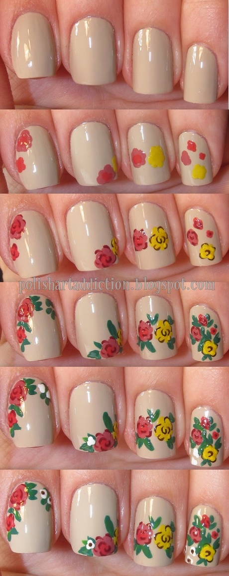 do-flower-nail-art-55_18 Faceți arta unghiilor de flori