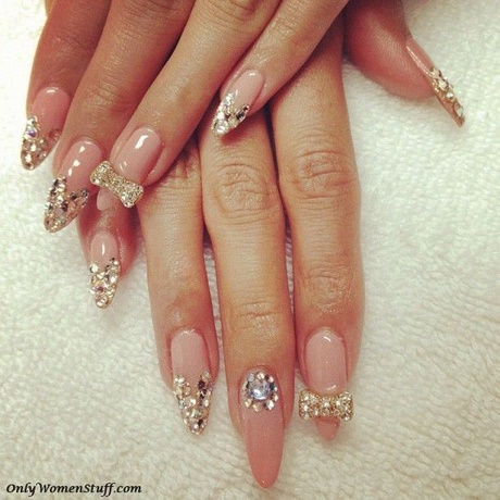 easy-nail-art-designs-for-long-nails-19_13 Design ușor de unghii pentru unghii lungi