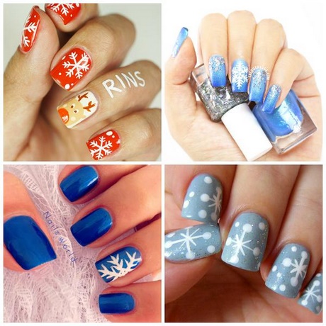 easy-nail-designs-christmas-88_10 Ușor de unghii modele de Crăciun