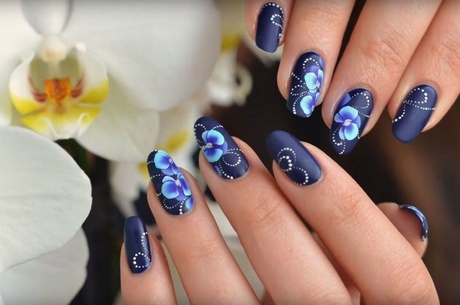 fall-flower-nail-art-74_12 Toamna floare nail art