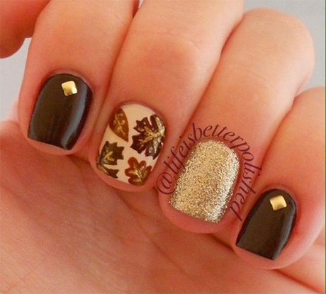 fall-inspired-nail-art-74_13 Toamna inspirat nail art