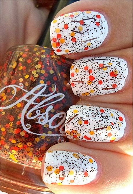 fall-leaves-nails-70_6 Toamna frunze cuie