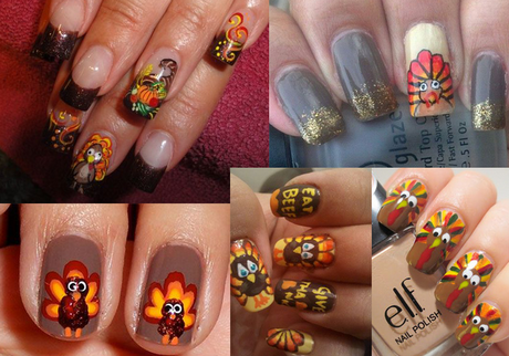 fall-thanksgiving-nail-art-92 Toamna Ziua Recunostintei nail art