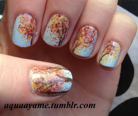 fall-themed-nail-designs-52_2 Fall modele de unghii tematice