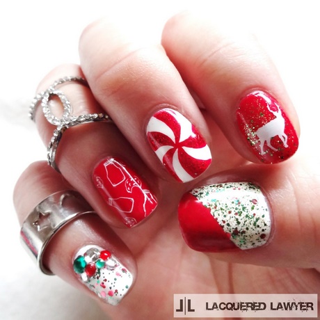 festive-christmas-nails-97_6 Unghii Festive de Crăciun