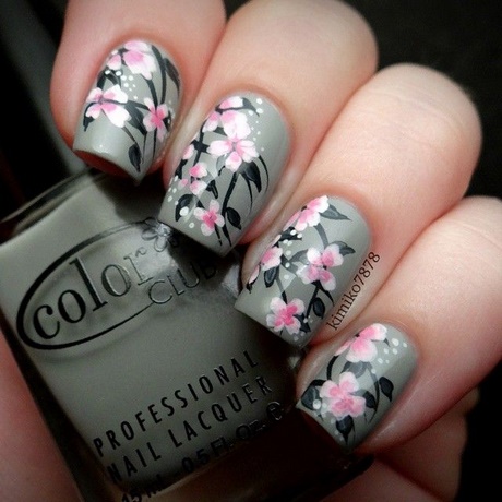 floral-design-nail-art-66_11 Design Floral nail art