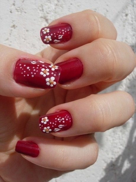 floral-design-nail-art-66_17 Design Floral nail art