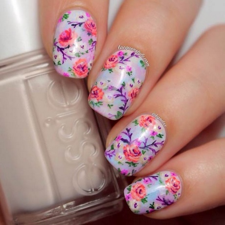 floral-design-nails-59_16 Unghii de design Floral