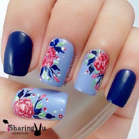 floral-nail-art-designs-81_10 Modele florale de unghii