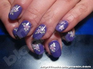 flower-gel-nails-60_5 Unghii cu gel de flori