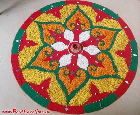 flower-petals-rangoli-designs-14_5 Petale de flori rangoli Modele