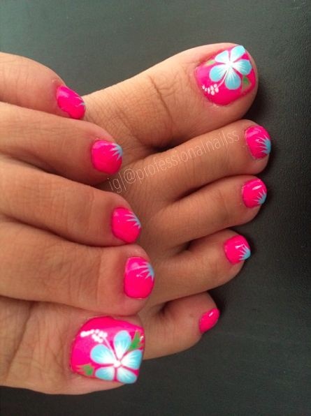 flower-toe-nails-00_14 Flori Unghii deget de la picior